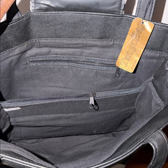 Vegan Tango bag Black &White Leopard Print Tote - Picture 5 of 5